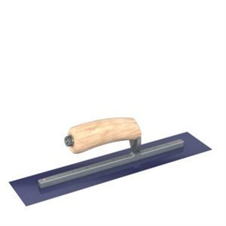 Steel City Trowels By Bon Bon 66-177 Finish Trowel, Square, Blue Steel, 14 X 3, Wood 66-177